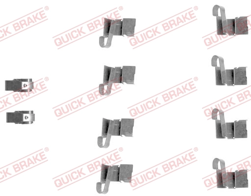 Accessory Kit, disc brake pad